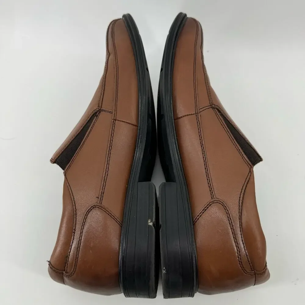 Kenneth Cole New York Len Slipon Brown Leather Loafers Men’s 11 M